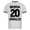 Camiseta de fútbol Bayer 04 Leverkusen Alejandro Grimaldo 20 Segunda Equipación 23-24 - Hombre